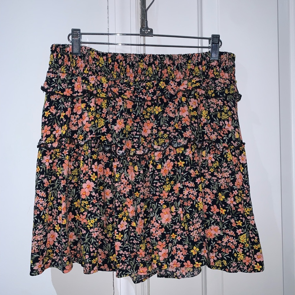 Multicolor floral skirt from American eagle